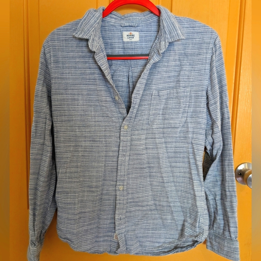 Marine Layer button down, size small